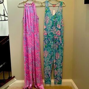 2 NWT Lilly Pulitzer jumpsuits size small